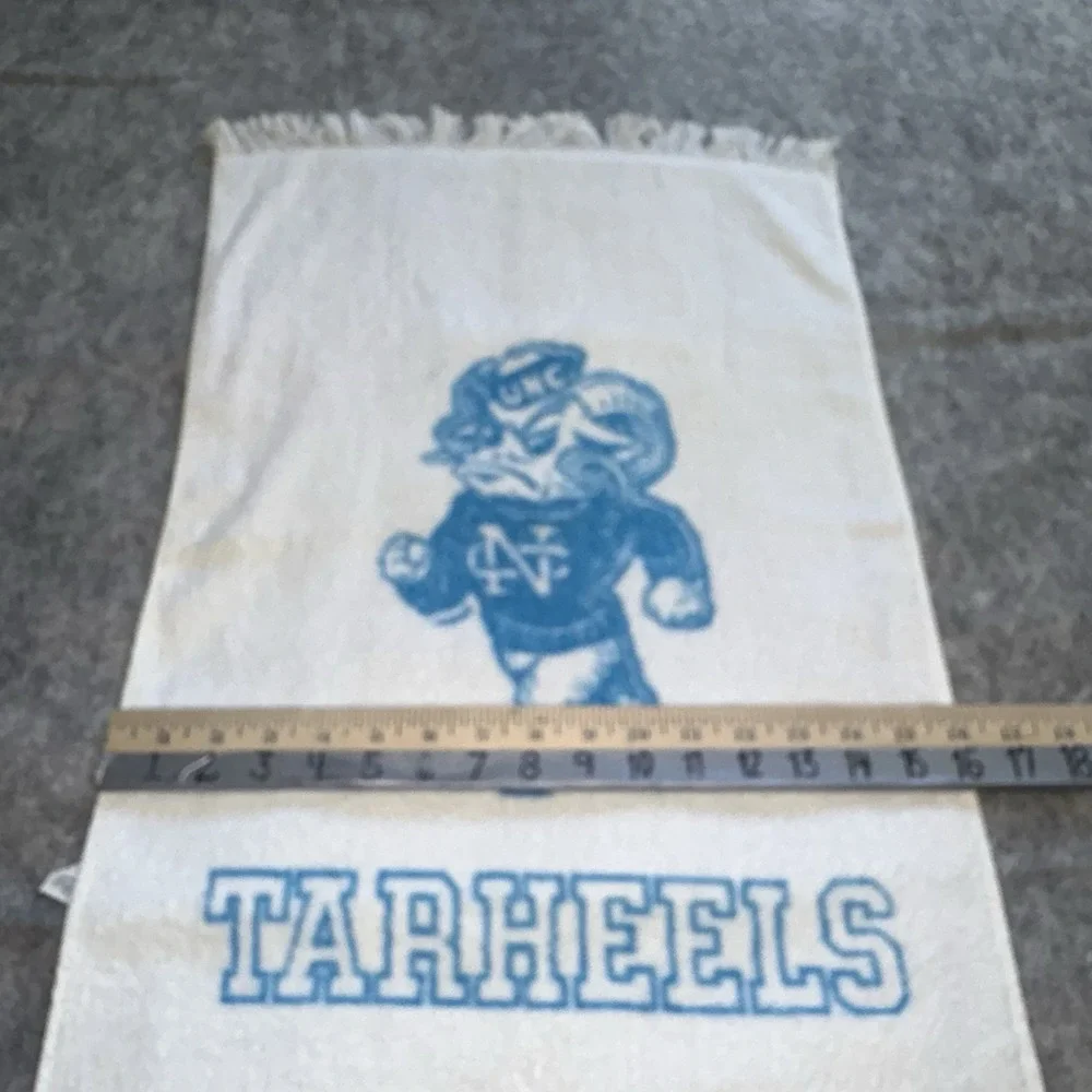 Cannon Mills‎ VTG Tarheels UNC Ram Hand Towel College Collectible